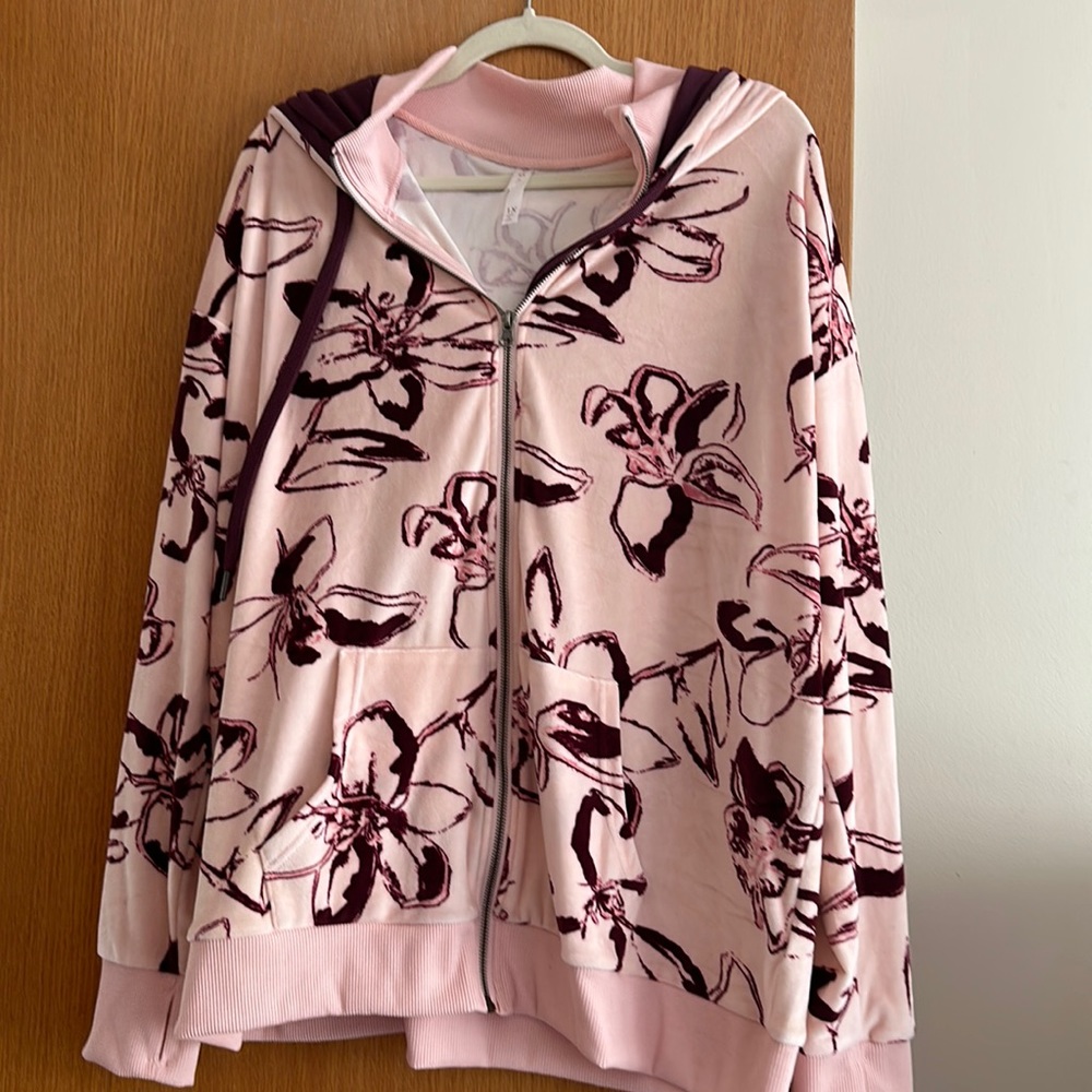 Lularoe cozy velour hoodie